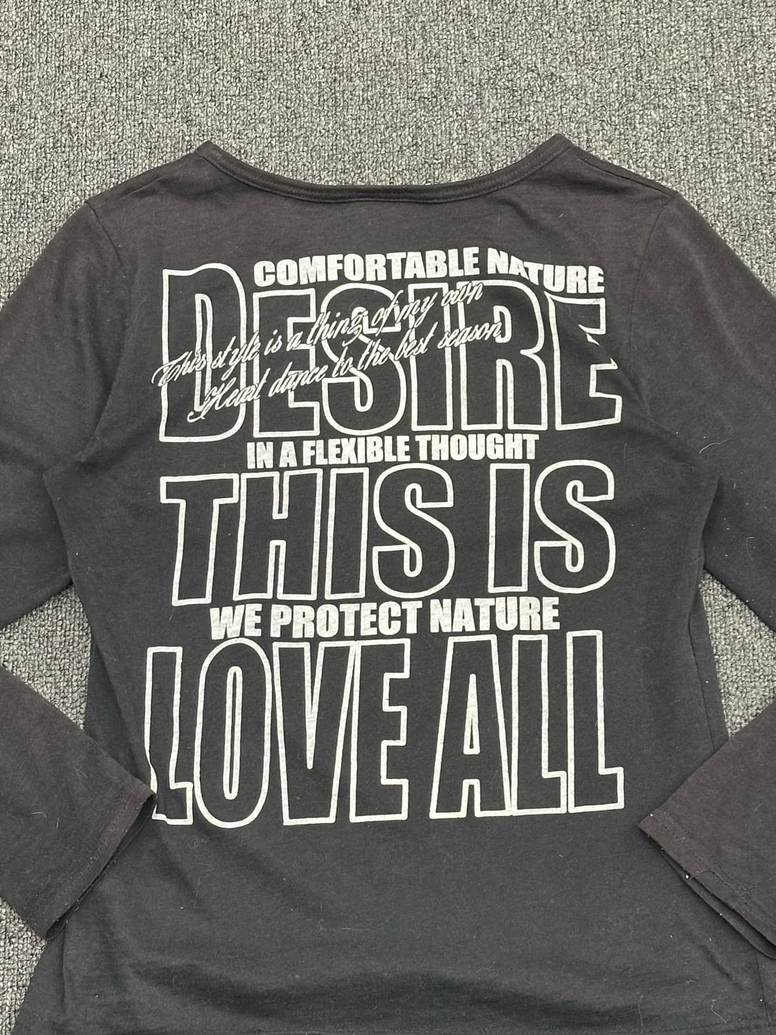 M)Japanese vintage 여성 y2k 그래픽 롱슬리브 상품이미지6