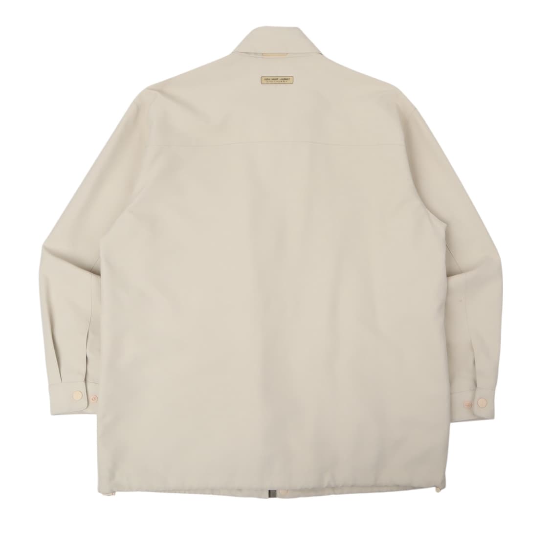 입생로랑 ysl 로고 아이보리 폴리 쉘 자켓 상품이미지5