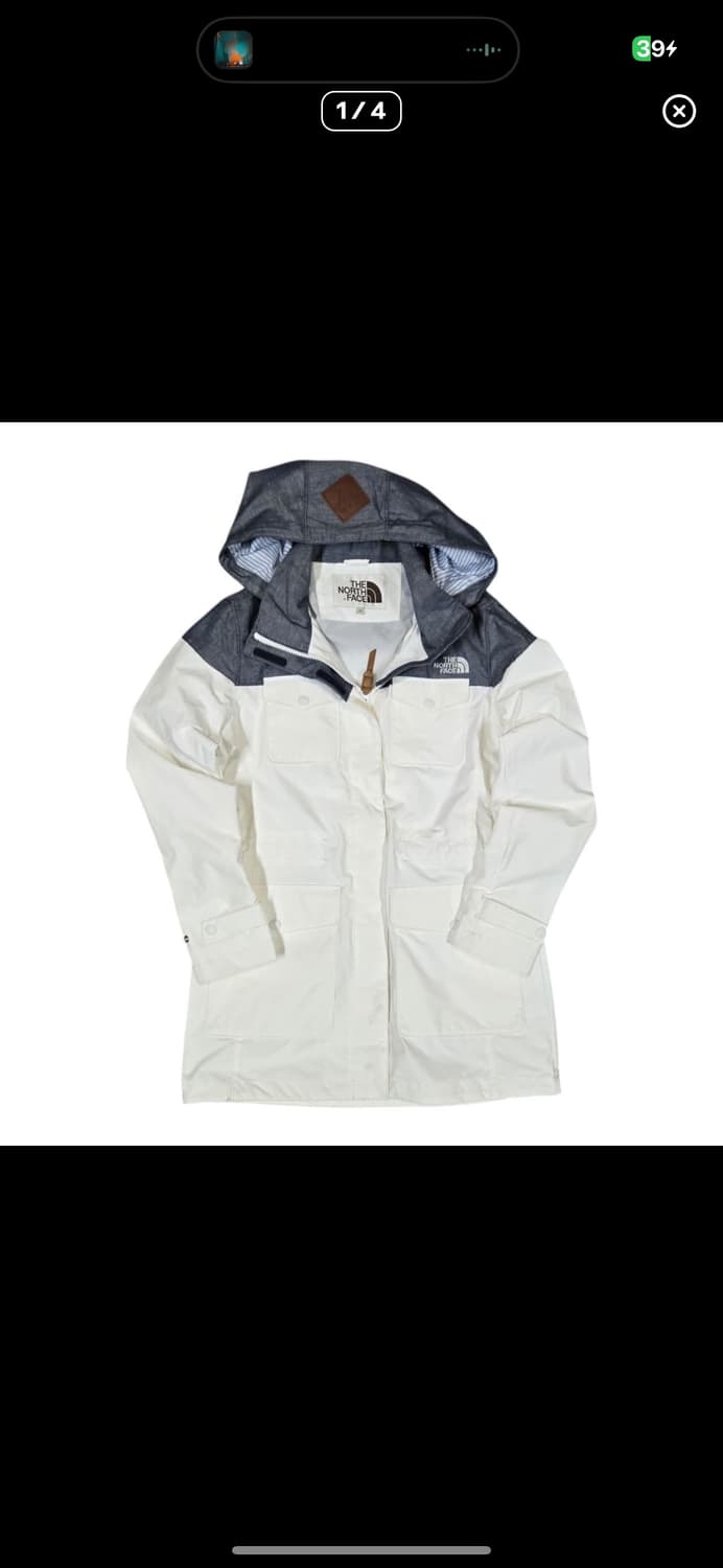  (바배) 노스페이스 화이트 라벨 야상 바람막이 자켓 상품이미지1