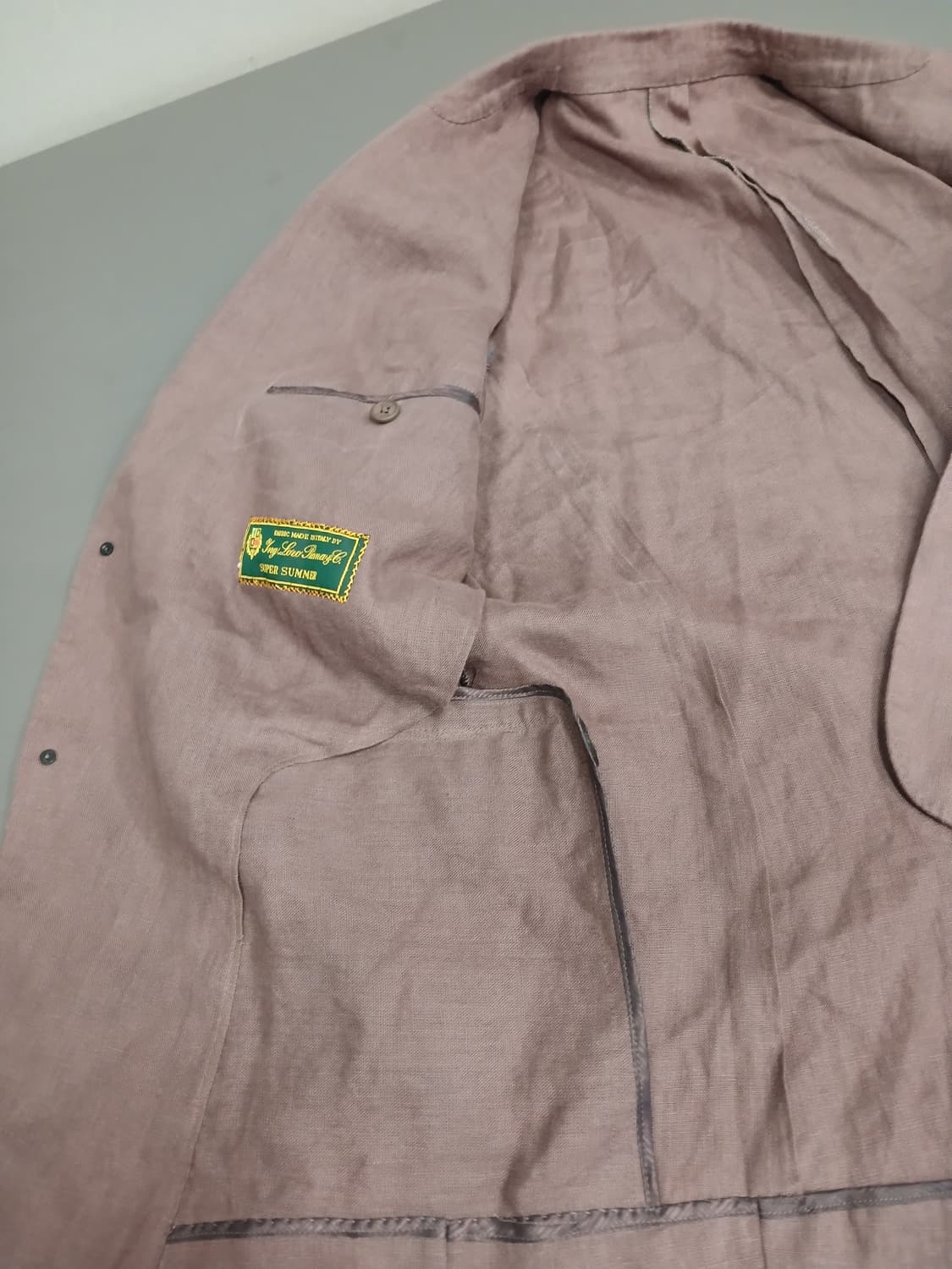 남녀 공용,로로피아나 린넨 블레이저 자켓 상품이미지6