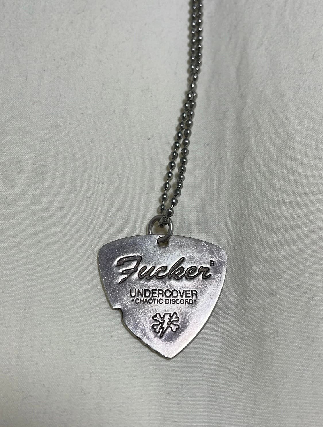 언더커버 01SS 아카이브 기타 피크 목걸이 넥클리스 상품이미지1