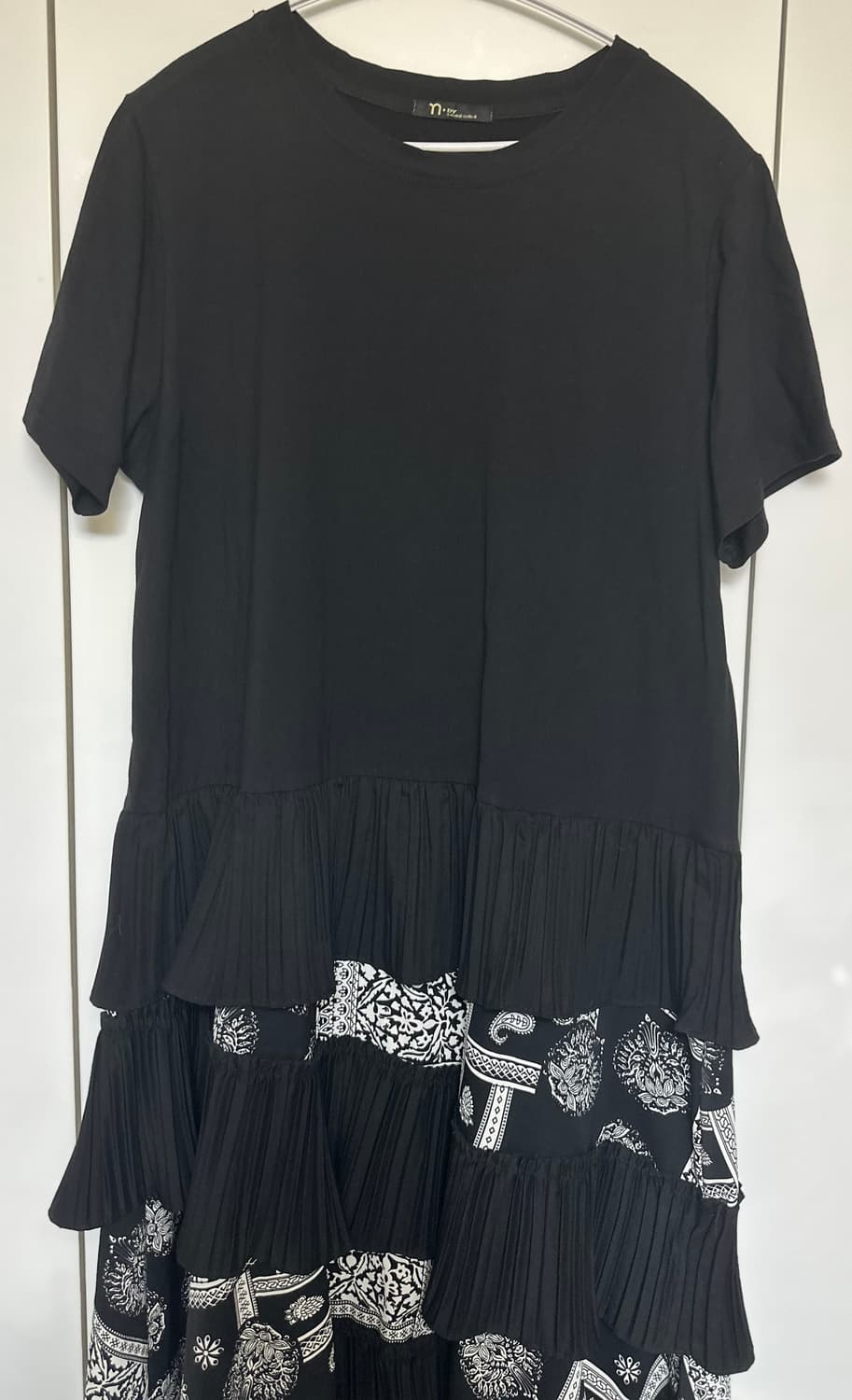 반팔프릴롱원피스 상품이미지4