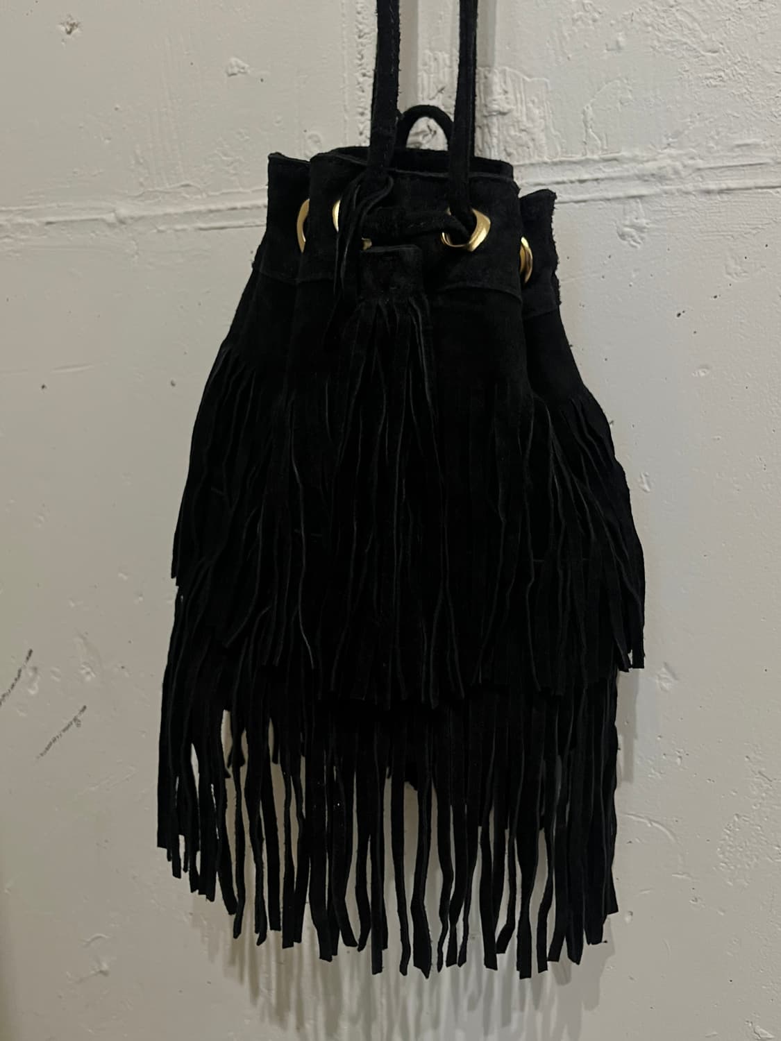 vintage suede fringe bag 상품이미지2