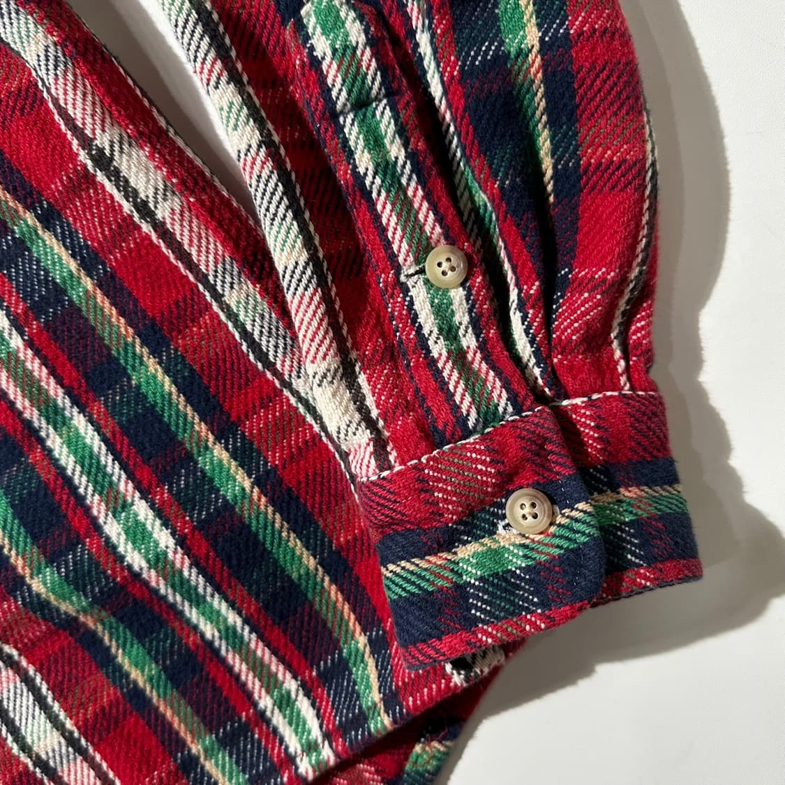 폴로 랄프로렌 헤비 플란넬 체크 프론트 포켓 워크 셔츠 상품이미지5