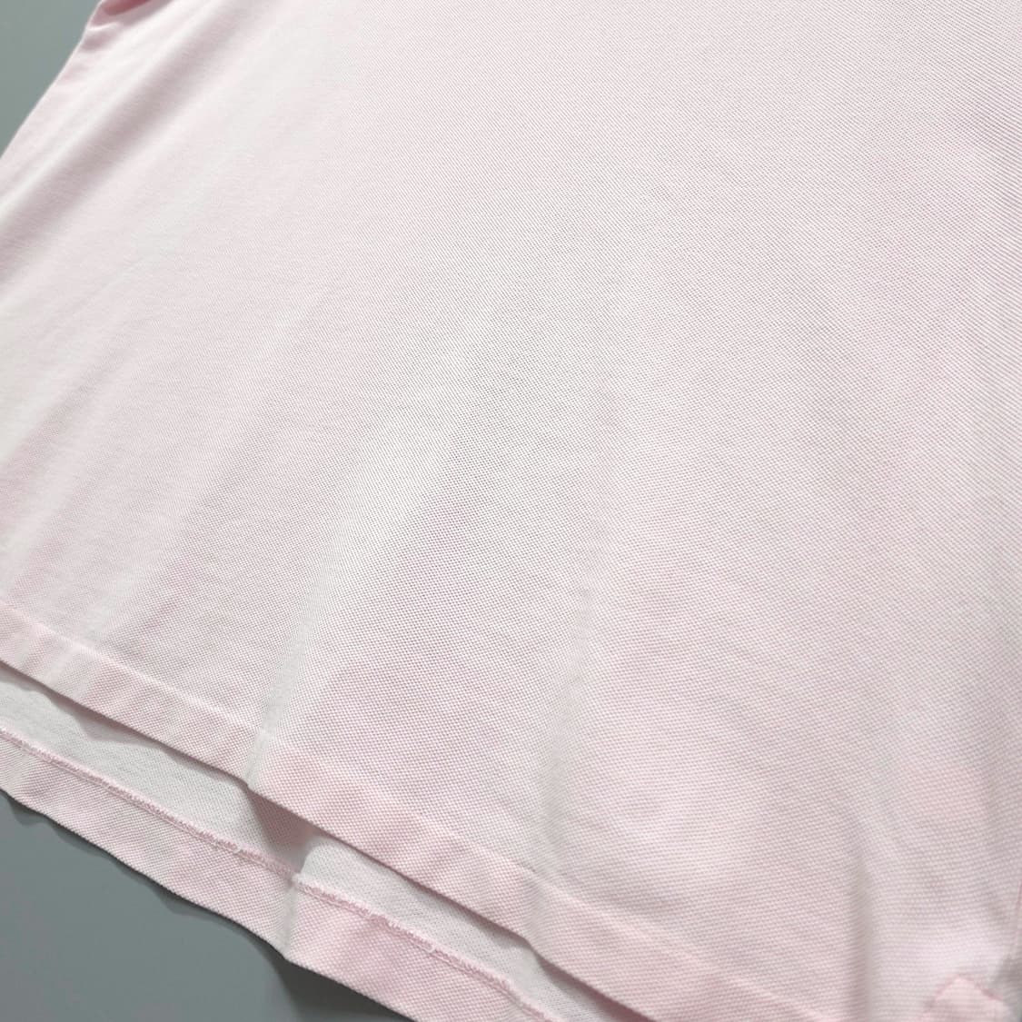[XL] 폴로 라이트핑크 클래식핏 코튼 메시 피케 반팔 카라티셔츠 상품이미지5
