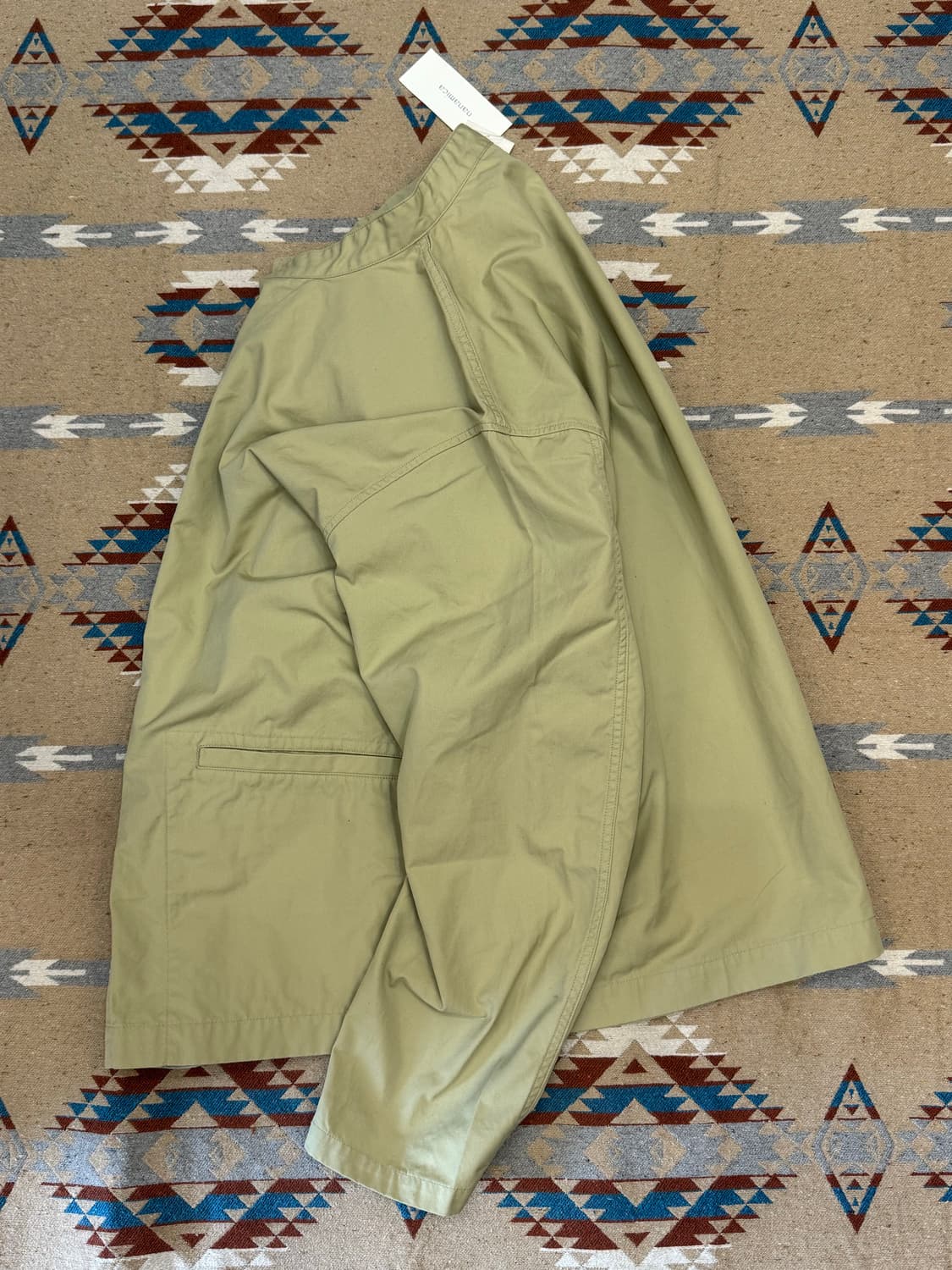 [XL][110] 나나미카 벤드 카라 셔츠 자켓 상품이미지5