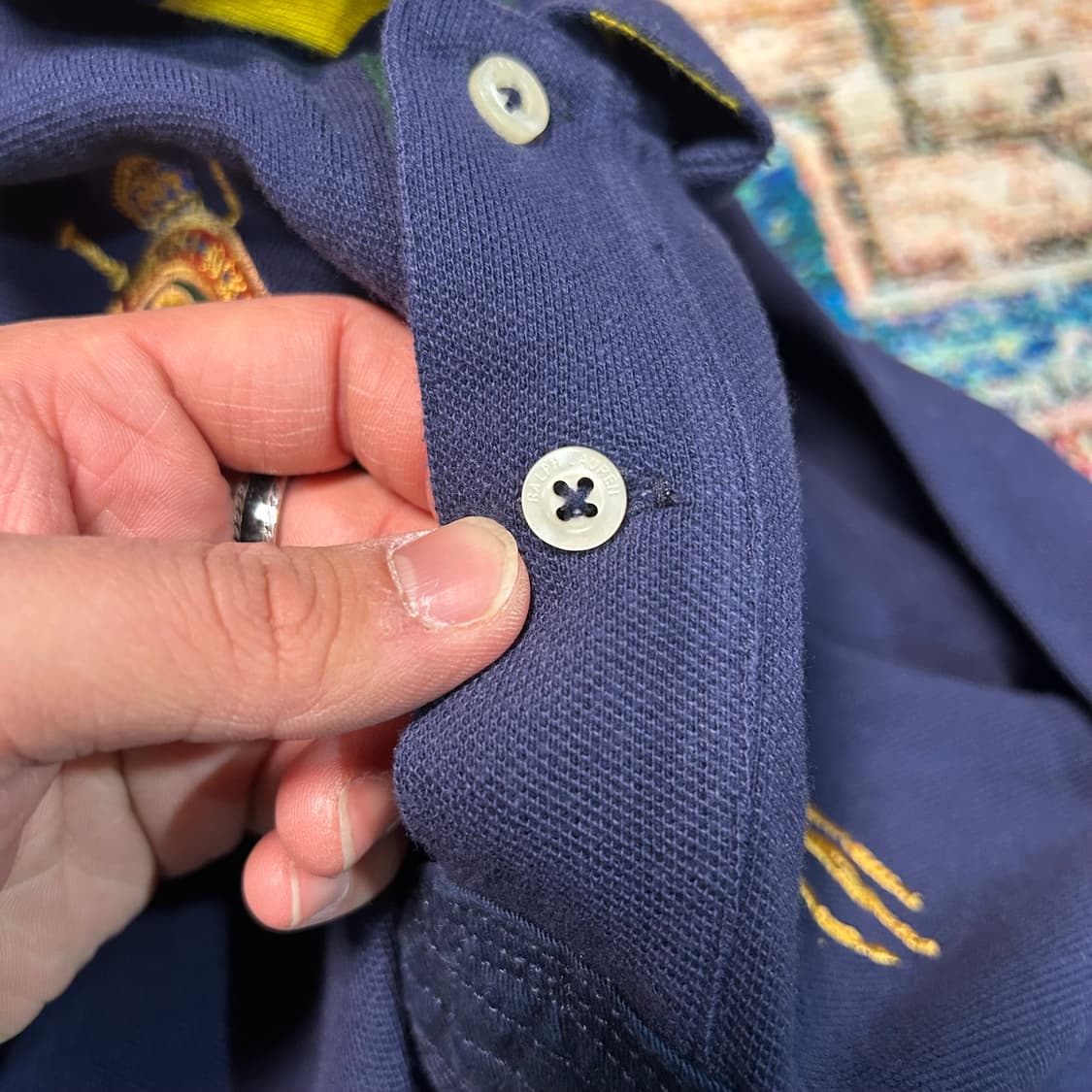 [S] 폴로 랄프로렌 빅포니 럭비티  네이비 상품이미지7