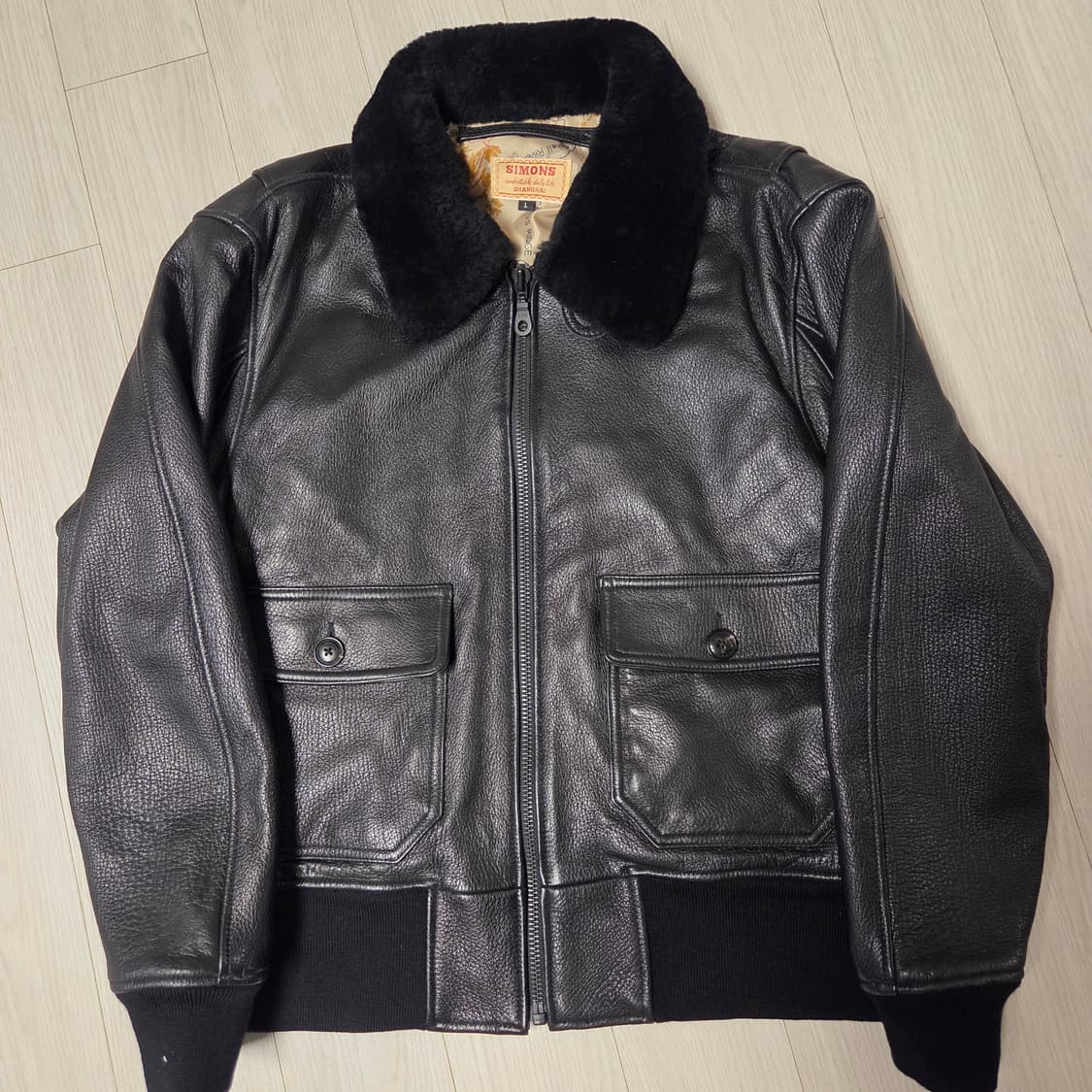 리얼시몬스 G-1 양가죽 플라이트자켓 L 상품이미지1