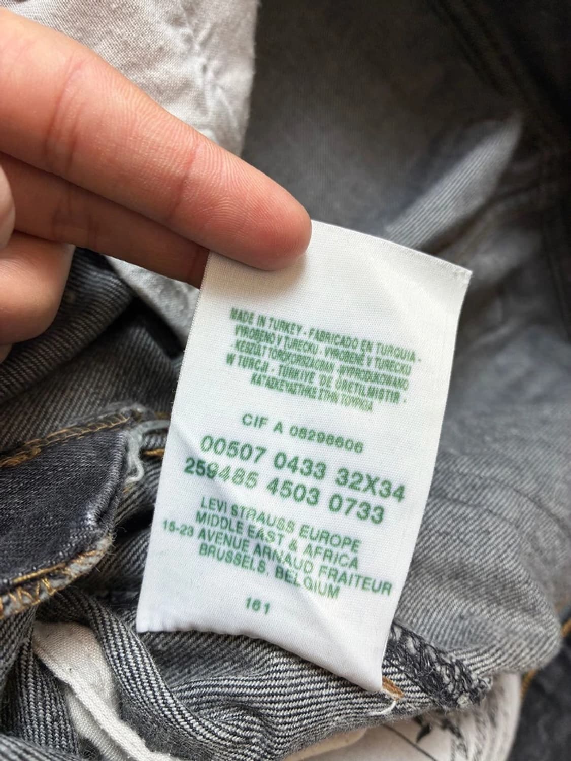 리바이스 00's 507 스트레이트 데님 팬츠 PN8360 상품이미지9