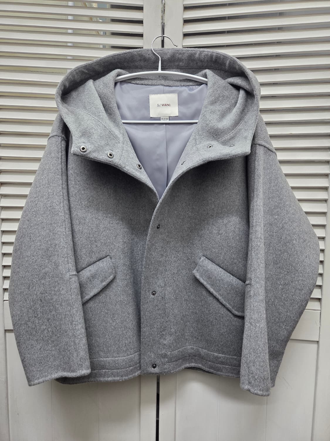 SJ와니 손정완 울캐시미어 후드 숏코트 상품이미지2