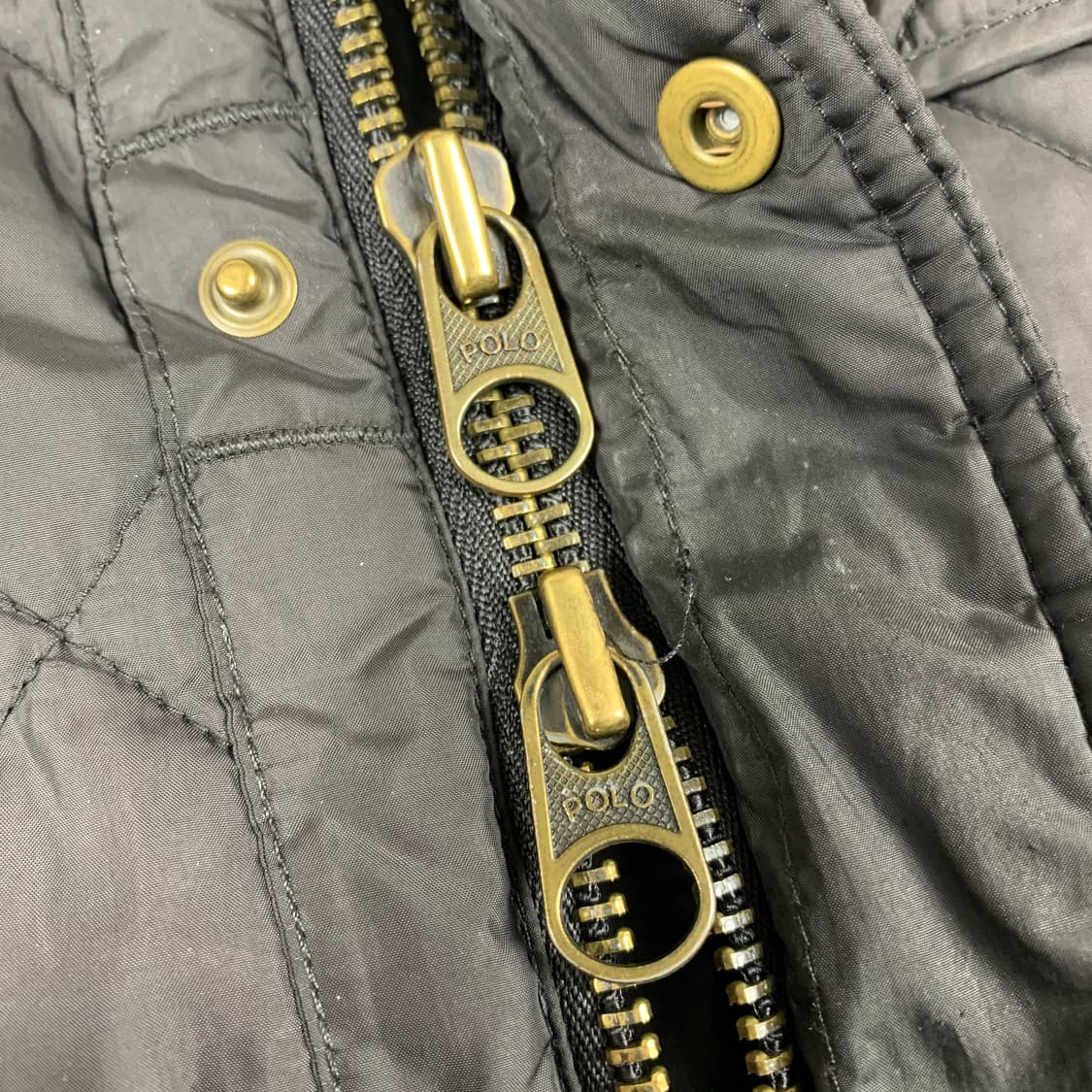 폴로 랄프로렌 코듀로이배색 블랙 퀼팅 자켓 상품이미지4