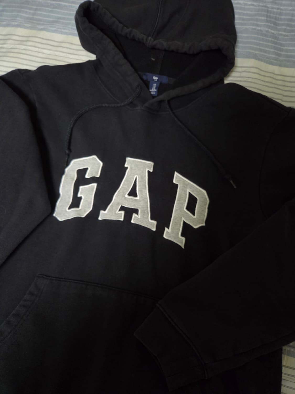 갭 블랙그레이 후드티 상품이미지1