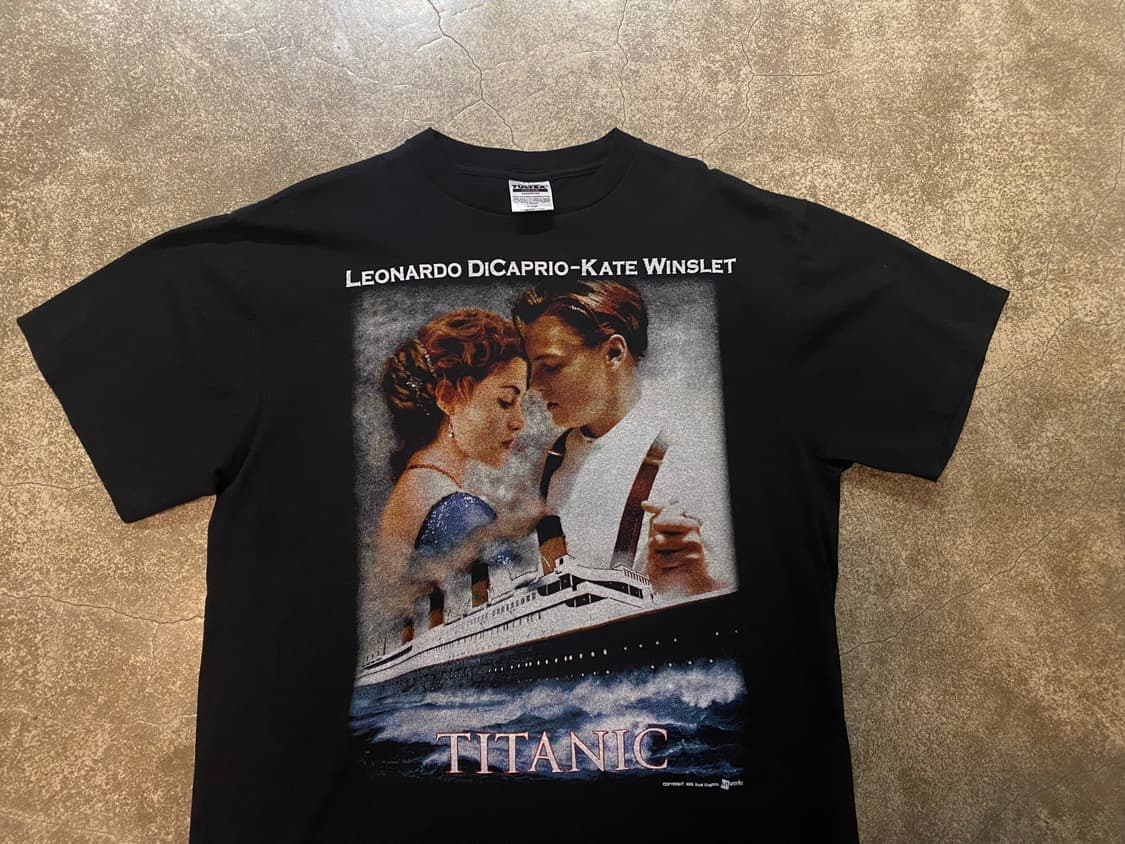 빈티지 타이타닉 프린팅 티셔츠 상품이미지2