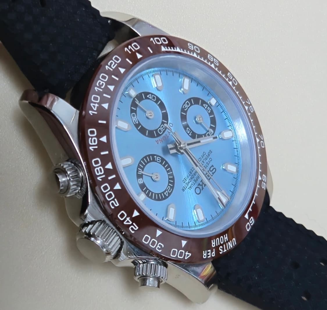 [정품] 세이코 스카이블루 데이토나 쿼츠 시계  상품이미지2