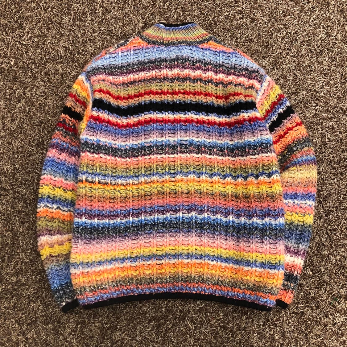 겐조 모헤어 멀티컬러 하프집업 니트 스웨터 상품이미지5