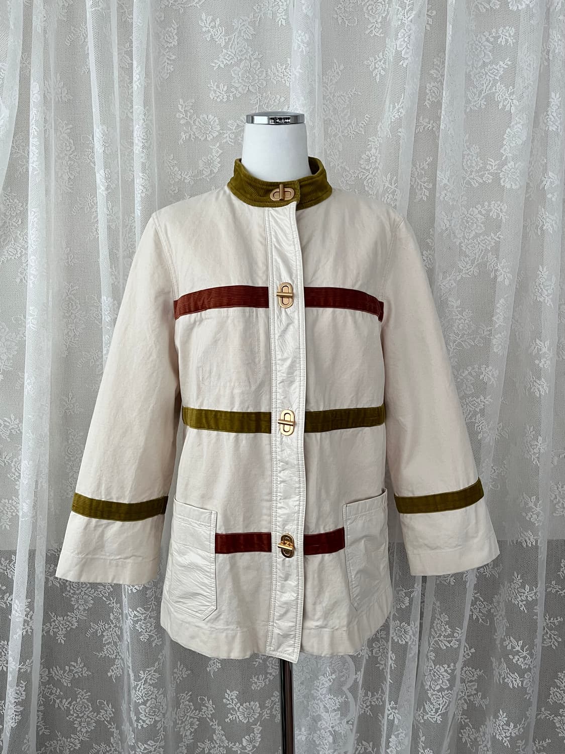 10) 토리버치 자켓 코트 아이보리 상품이미지1