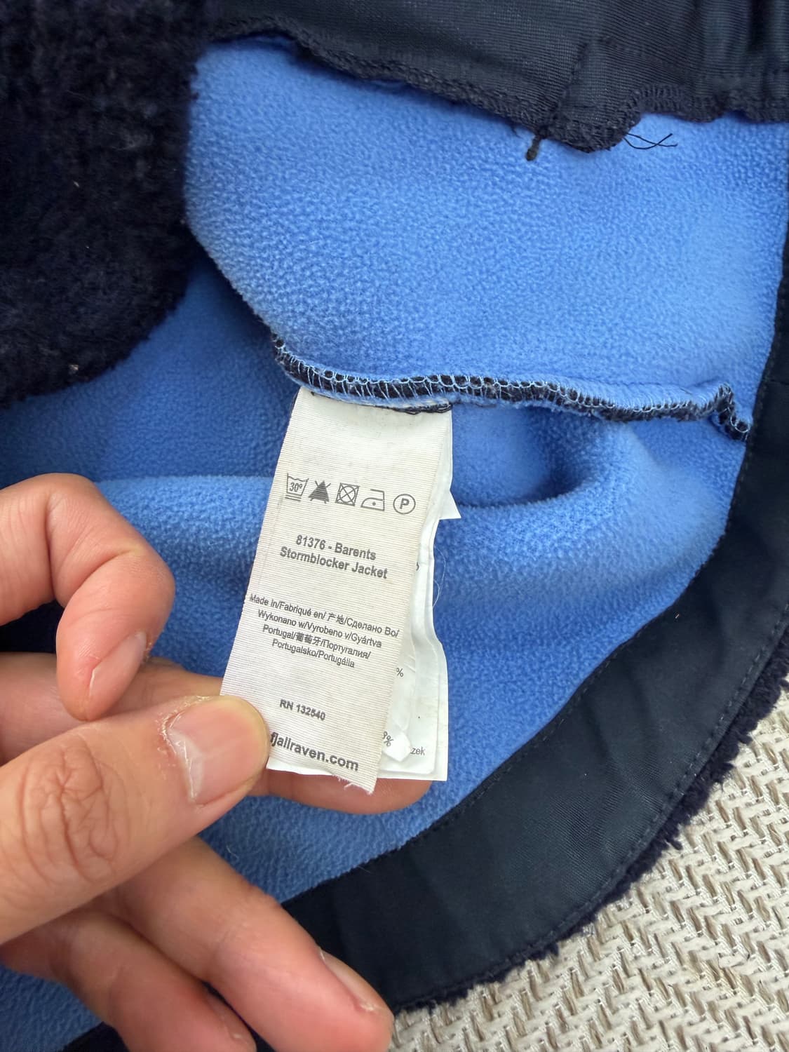 정품) 피엘라벤 남성 네이비 양털 플리스 후리스자켓 L 상품이미지8