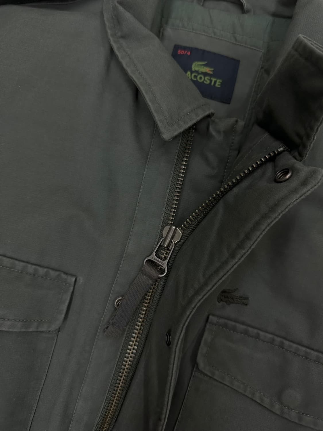 라코스테 밀리터리 자켓 세이지그린 (50)  상품이미지5