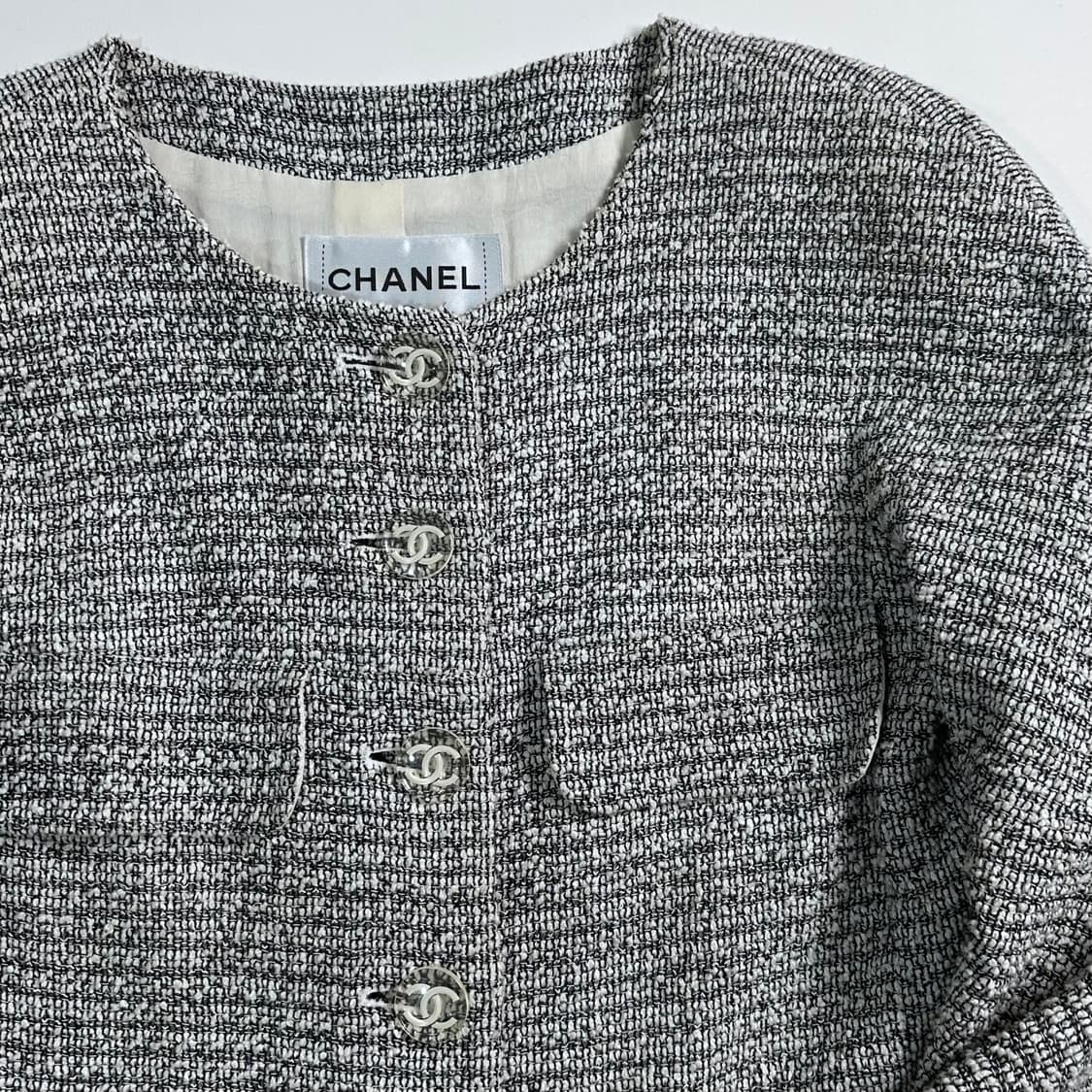 샤넬 테슬 트위드 자켓  상품이미지3