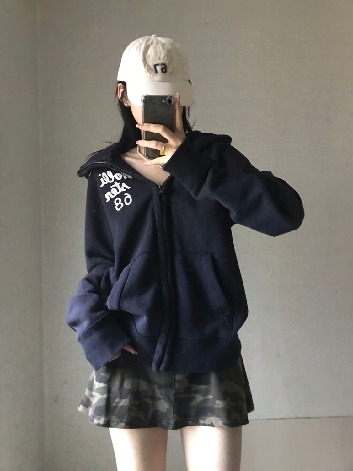 홀리스터 하이넥 헤비후드집업 상품이미지1