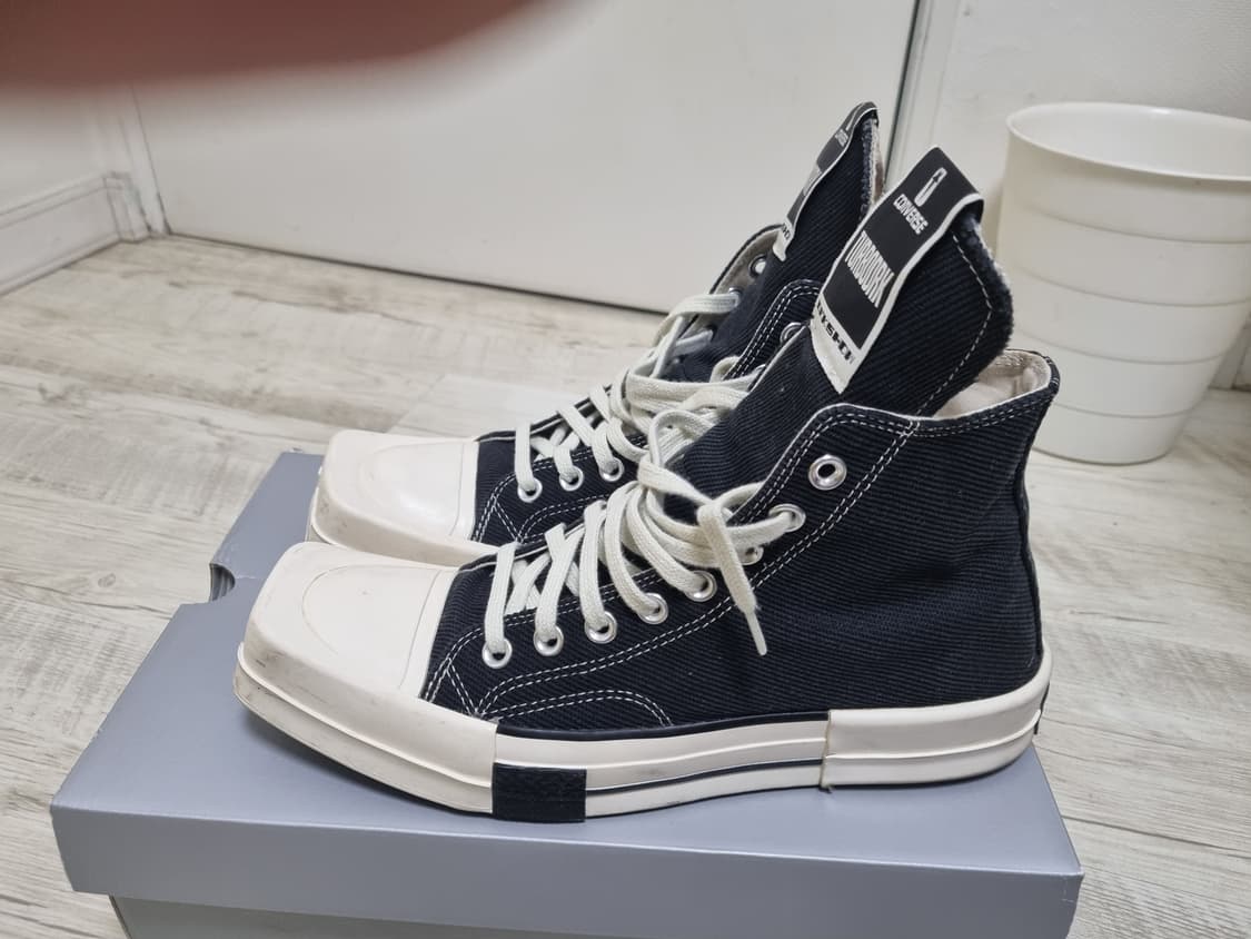 컨버스 X 다크쉐도우 터보다크 척70 하이 블랙 265 상품이미지4