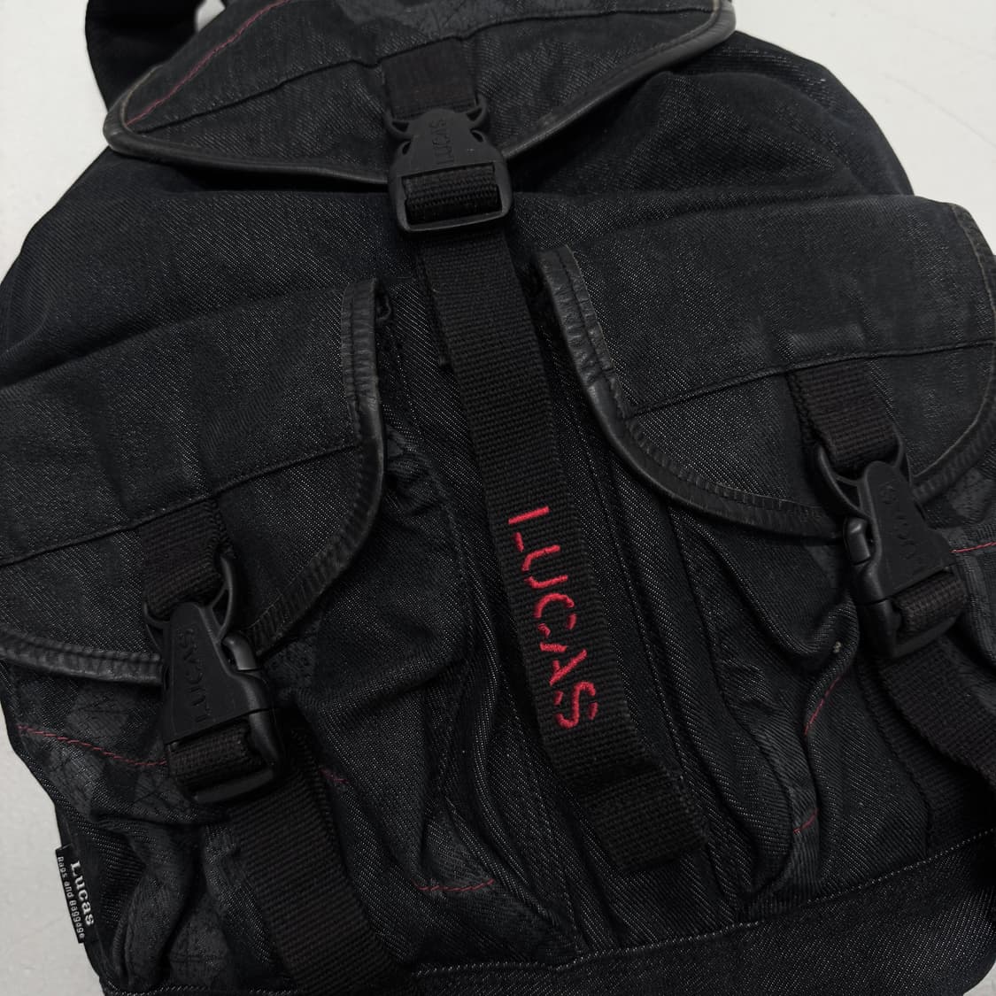 LUCAS 루카스 탄창 레더도킹 복조리 미니 백팩 상품이미지4