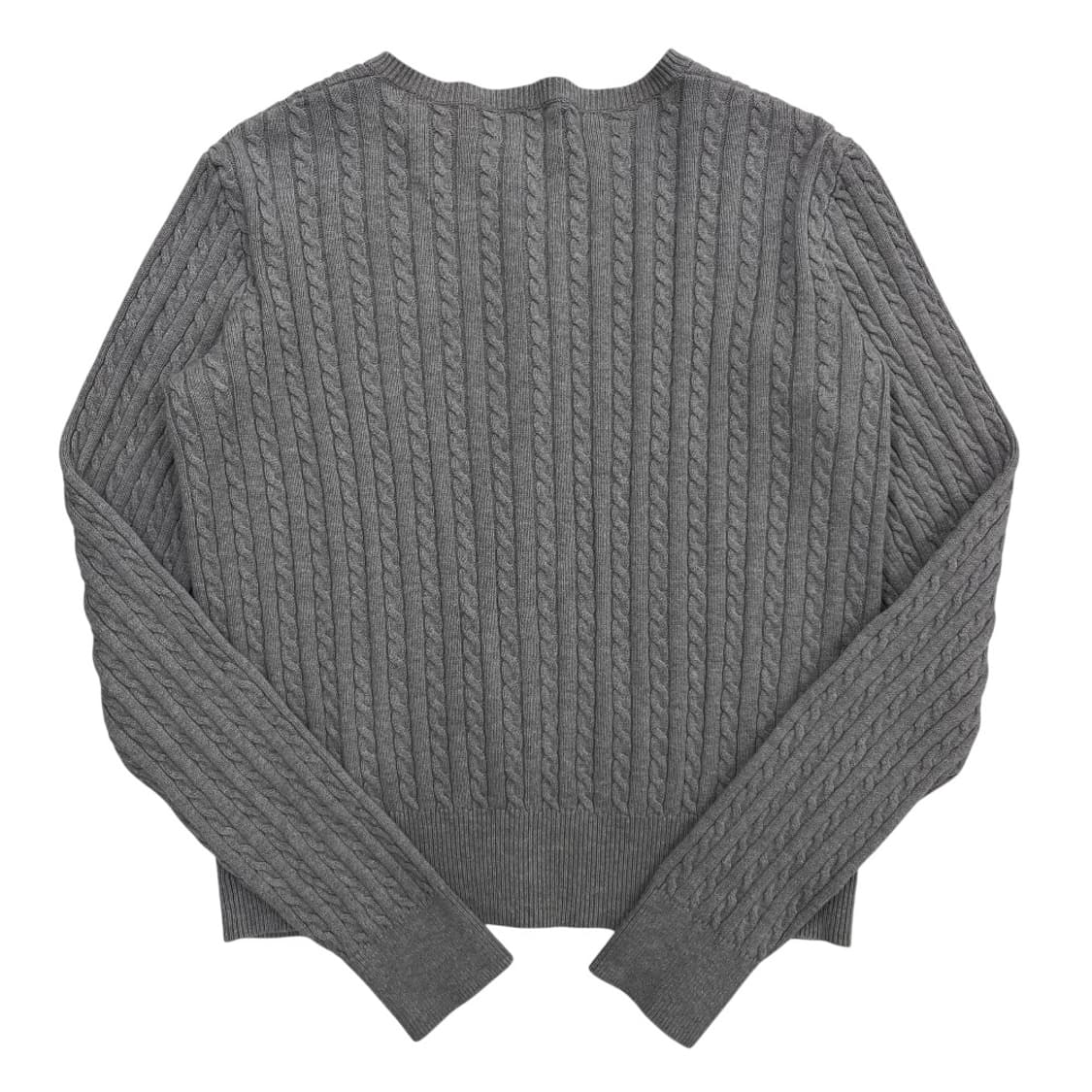 폴로 랄프로렌 네이비포니 그레이 꽈배기 가디건 XL 상품이미지3