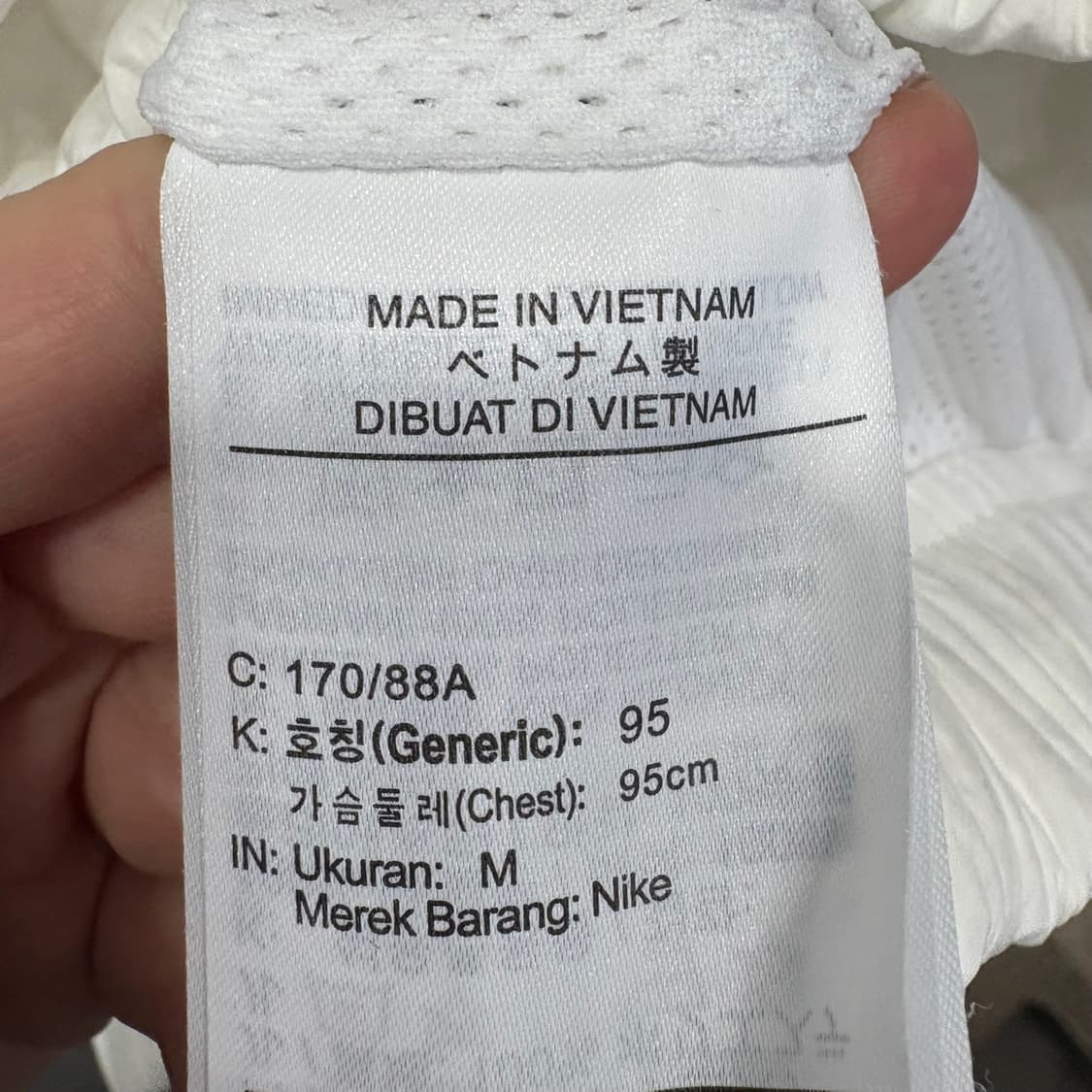 나이키 스우시 바람막이 자켓 화이트 블랙 상품이미지4