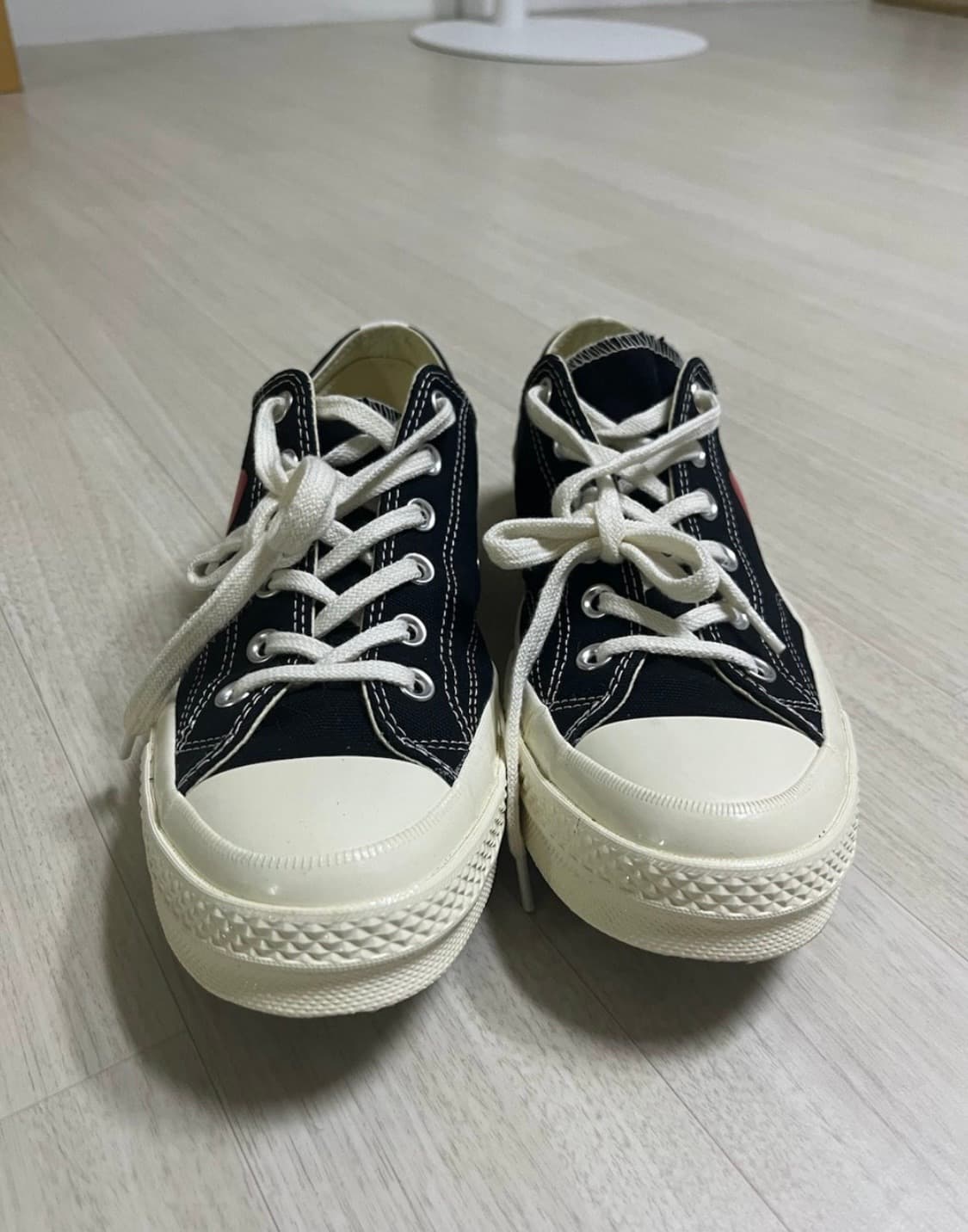 꼼데가르송X컨버스 척 70 로우 블랙 상품이미지3