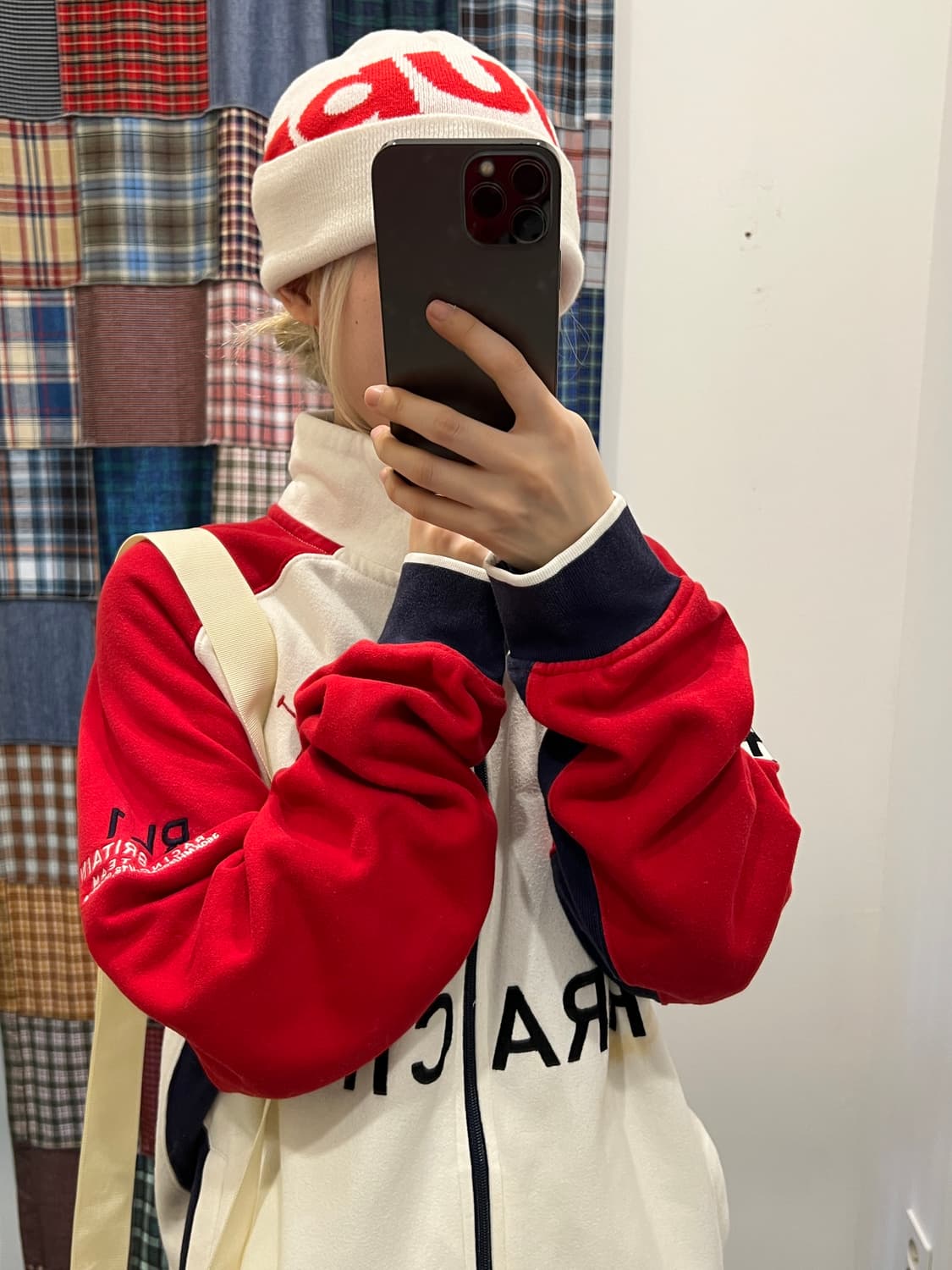 슈프림 화이트 비니 상품이미지3