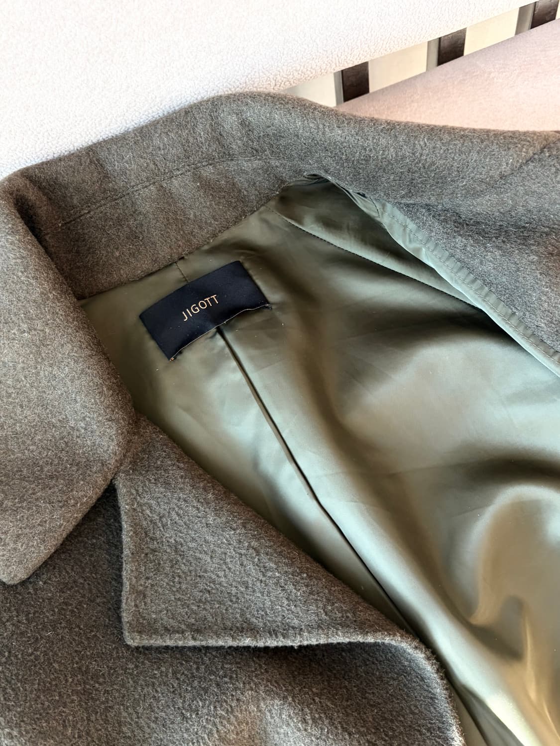 지고트 핸드메이드 울코트 상품이미지4