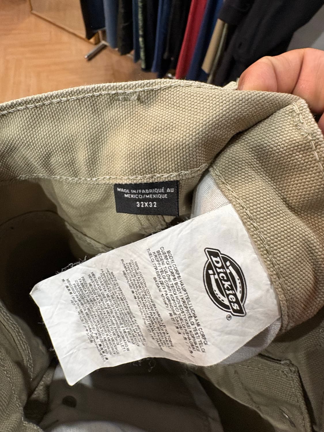 [32] 디키즈 싱글니 카펜터 팬츠 베이지 상품이미지4