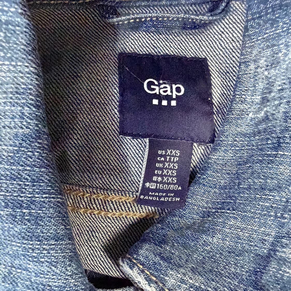 XXS GAP 데님 자켓 0417T 상품이미지3