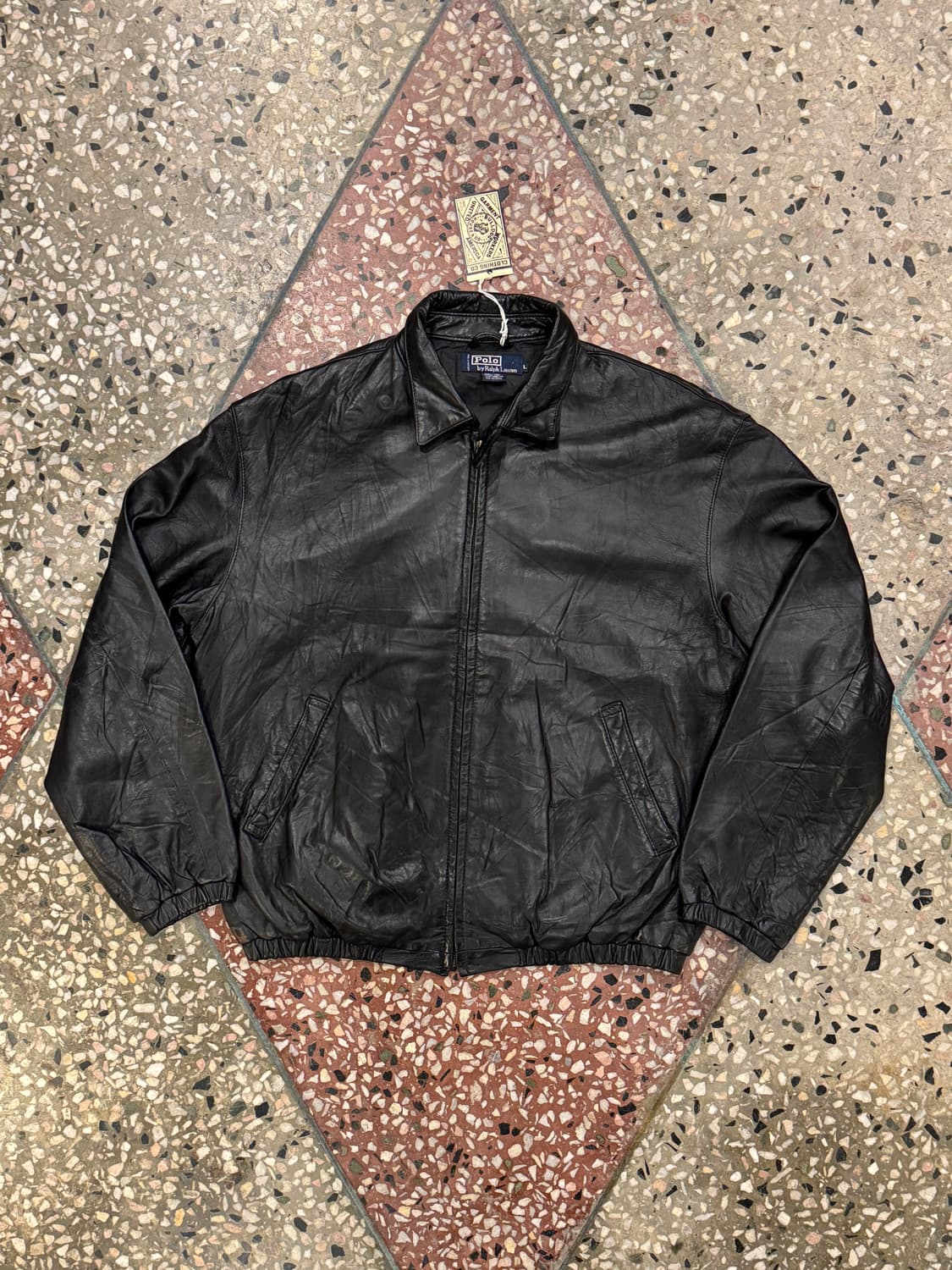 폴로 랄프로렌 맥스웰 레더 자켓 (L) 상품이미지1