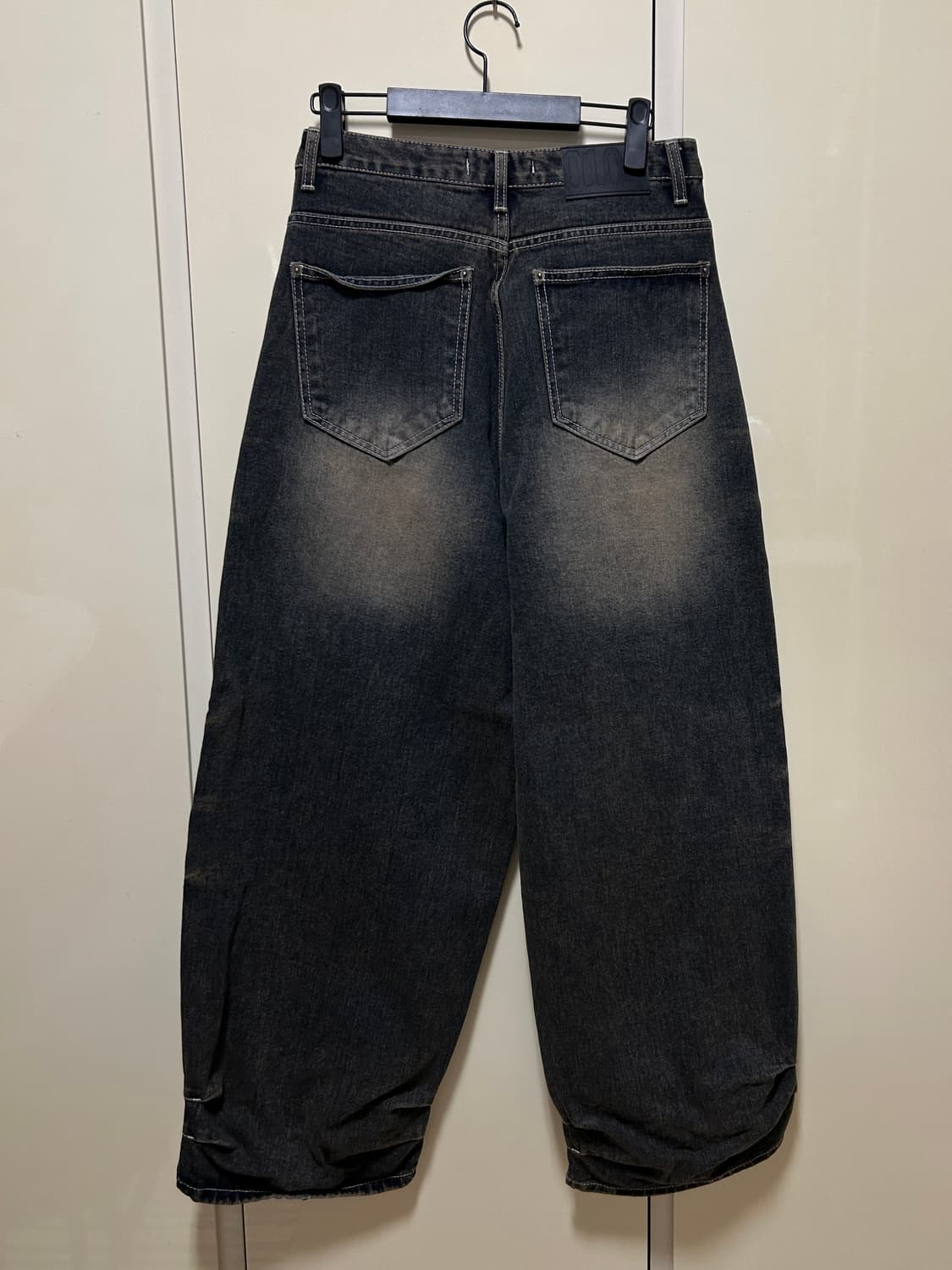 0104 BIG BELT WASHING DENIM PANTS (2사이즈) 상품이미지2