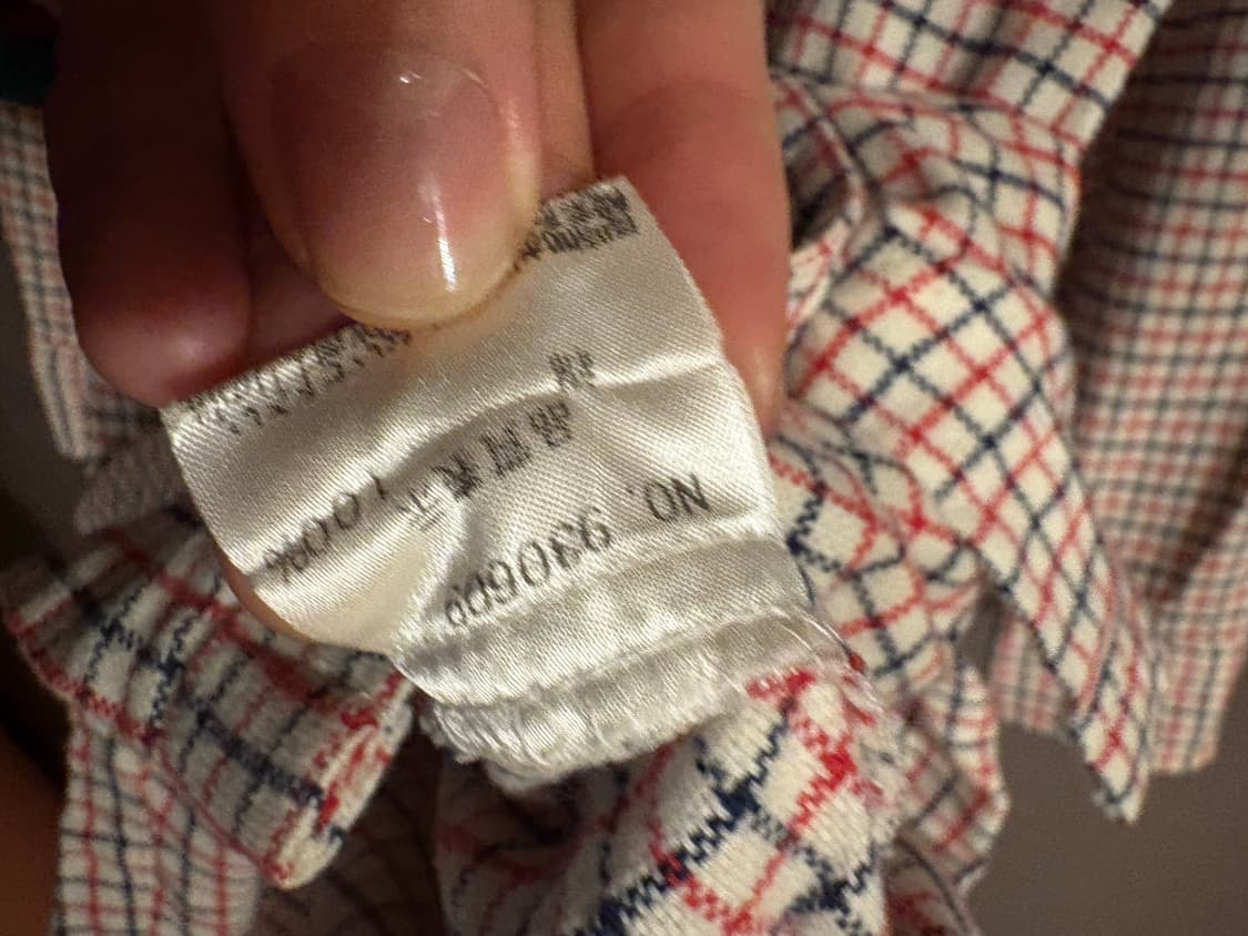 Labrador Retriever 체크 셔츠 원피스 Japan 상품이미지4