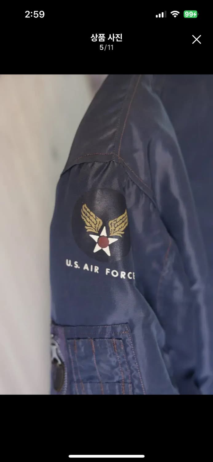 버즈릭슨 B-15c ma-1 플라이트 자켓[40] 상품이미지4