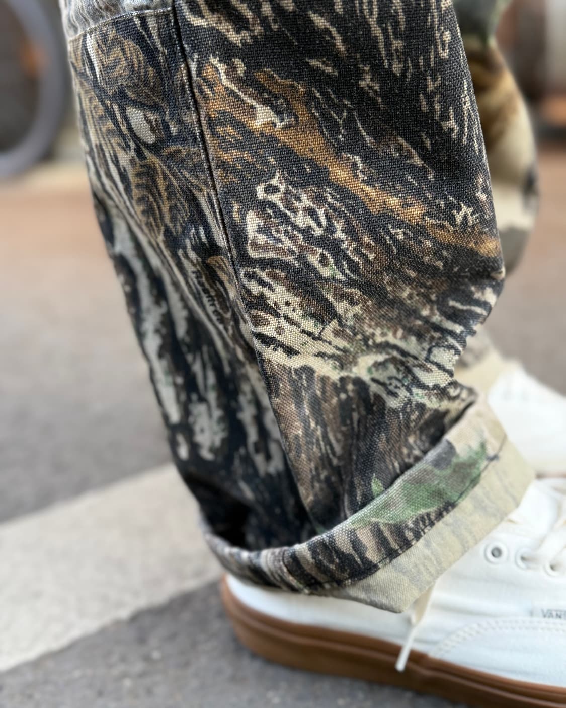 90-00‘s 카벨라스 트리바크 패턴 헌팅 팬츠 36 상품이미지10