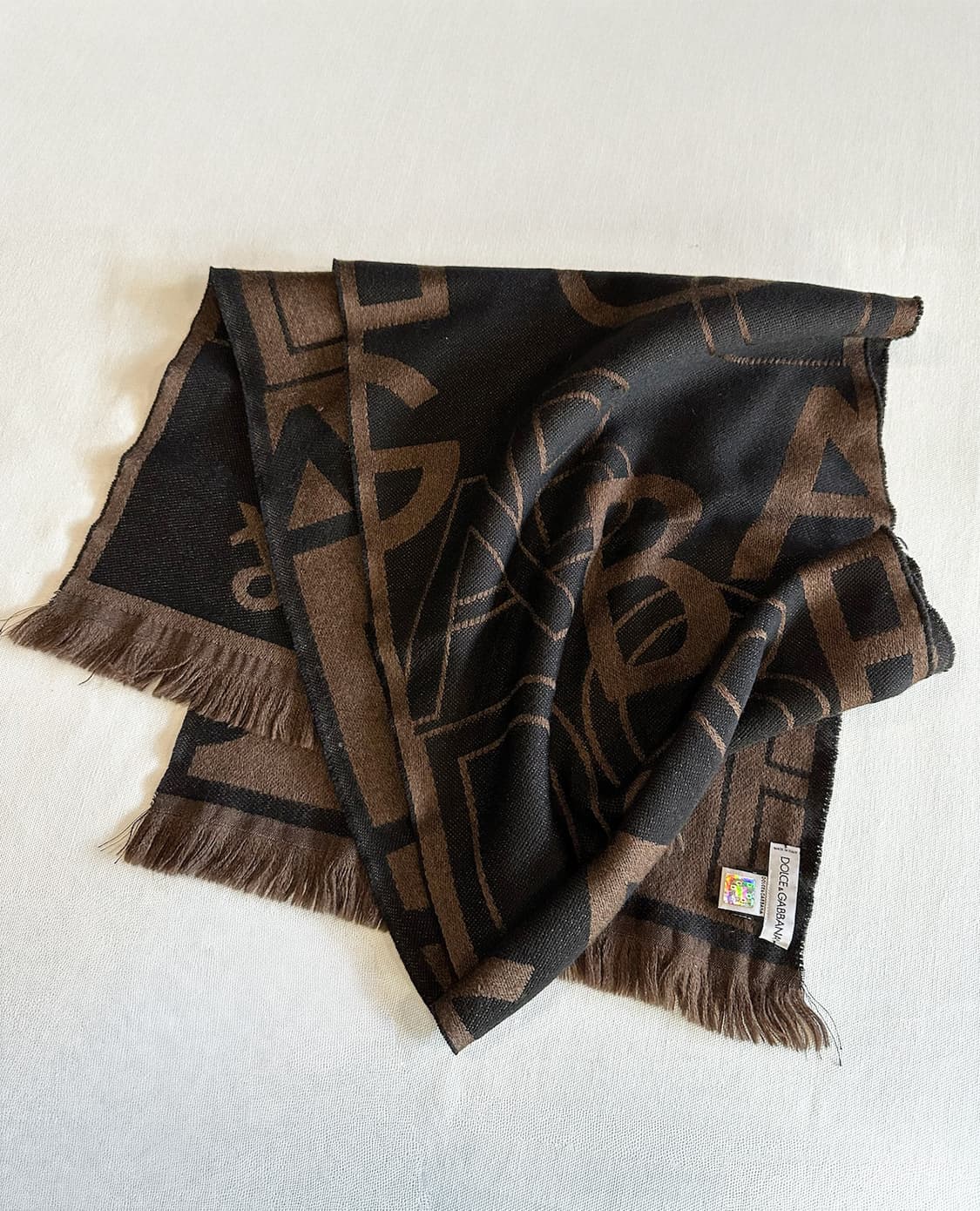 DOLCE&GABBANA wool brown mufler 상품이미지6