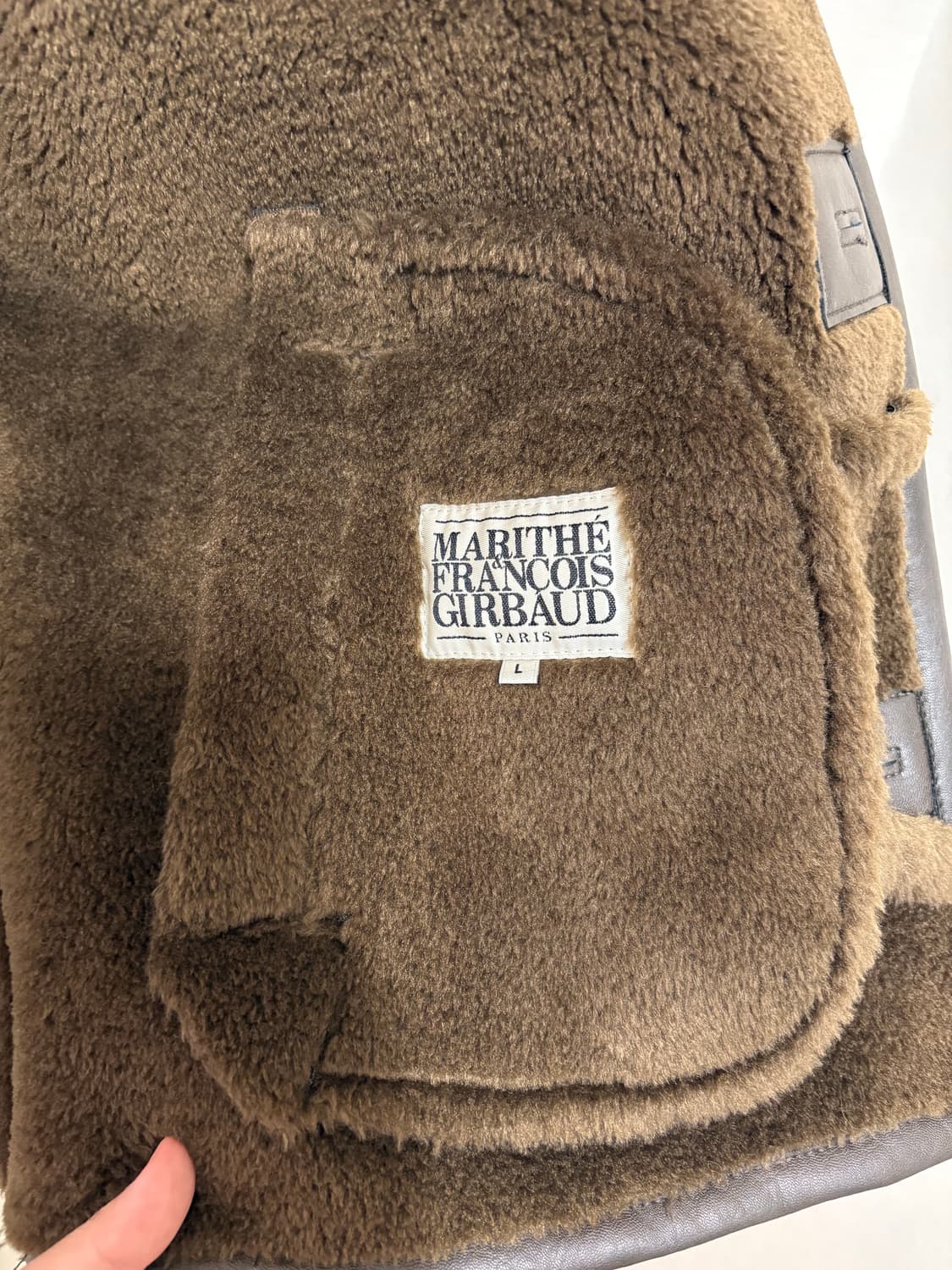 마리떼 프랑소와 저버 / 오버핏 무스탕 LEATHER OVER fit  상품이미지9