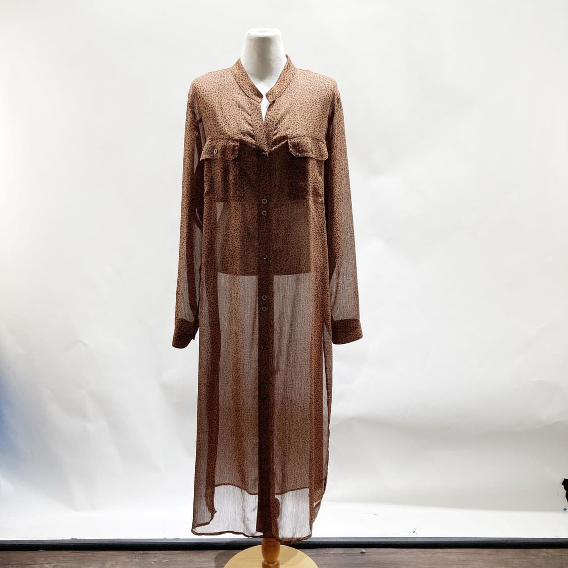 도호 레오파드 롱남방 55-66  상품이미지1