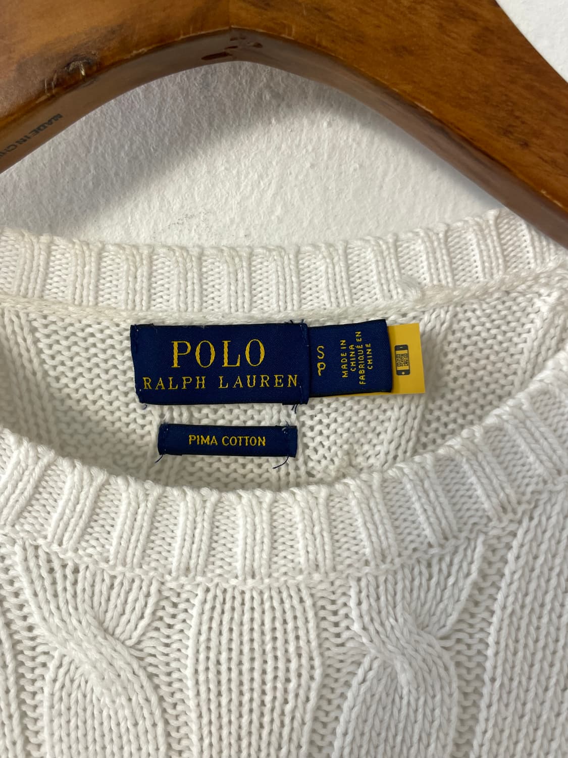 폴로 케이블 반팔 니트  상품이미지4