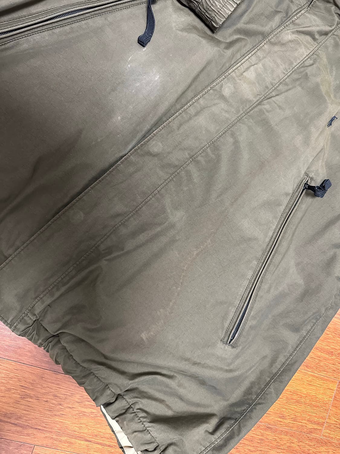 90s 폴로 랄프로렌 플리스 올리브 카키 상품이미지10