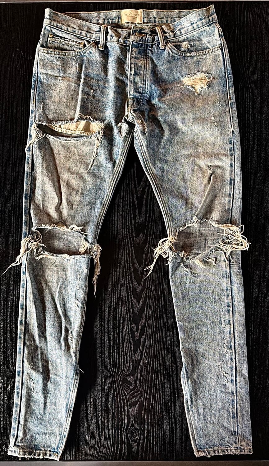 fear of god 4th distressed jean OG 상품이미지3