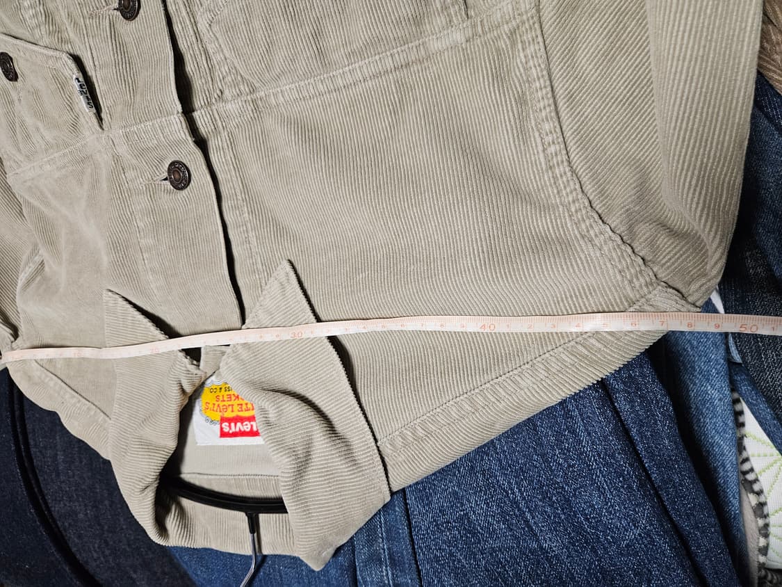 일판 levi's 화이트탭 코듀로이 트러커 38사이즈 상품이미지5