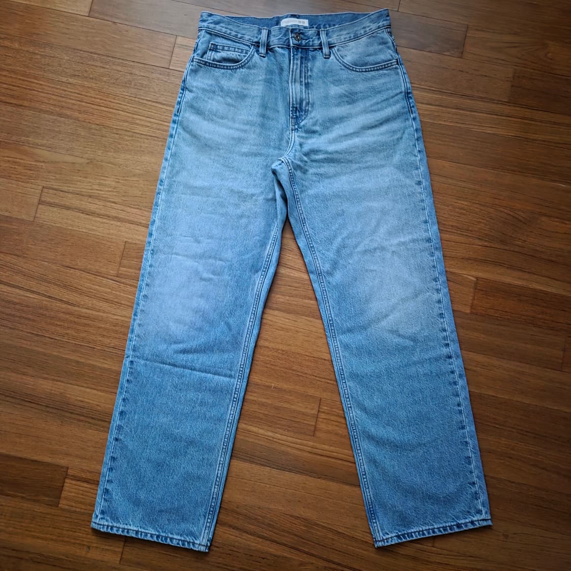 유니클로 JW앤더슨 스트레이트 진 63블루 31사이즈 상품이미지1