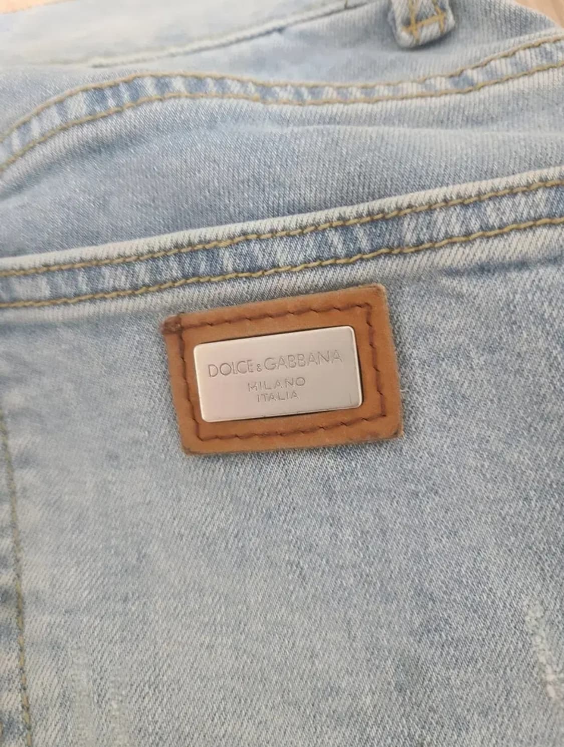 돌체앤가바나 데님 청바지 연청 30 상품이미지4
