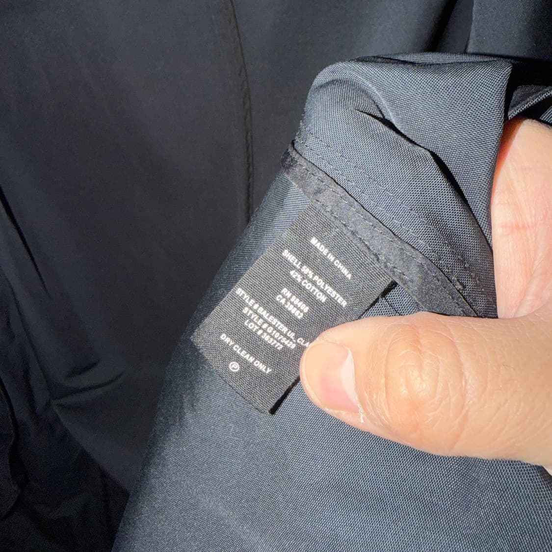 띠어리 남성 히든 버튼 맥코트 네이비 M (100정도) 상품이미지6