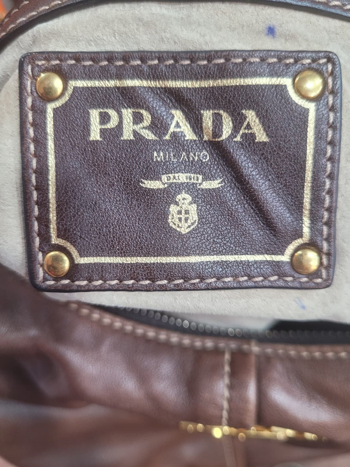 정품 프라다 호보백 브라운 숄더백 상품이미지8