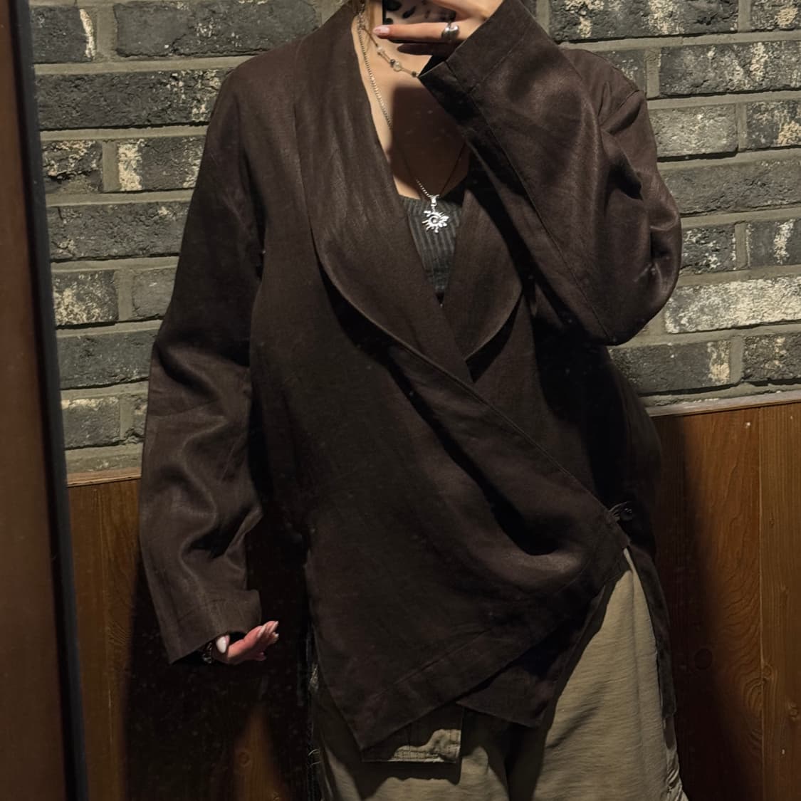 L) 플랜테이션 이세이미야케 린넨 셔츠 자켓 상품이미지9